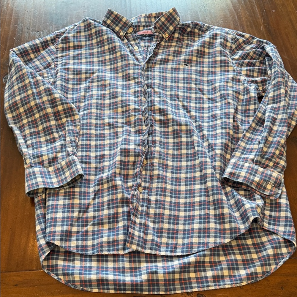 Vineyard Vines Multicolor Plaid Button-Down Shirt